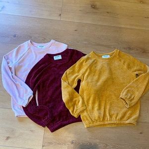 Set of 3 chenille sweaters